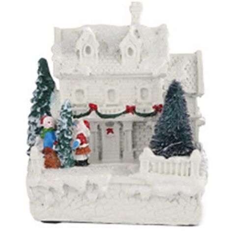 Décoration lumineuse LED « Village enneigé » pour Noël
