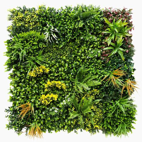 Decoration Mur Vegetal Artificiel Jungle MGS plaque de 1mx1m