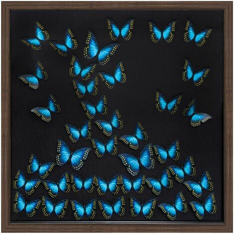 24X 3D Papillons Déco Aile Double Et Aimant (Jaune +Vert), Papillon  Decoratifs Pour Réfrigérateur Meubles Mur De La Salon Ch[u1213]