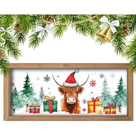 Décoration murale - Accessoires de maison - Bois écossais bovin des