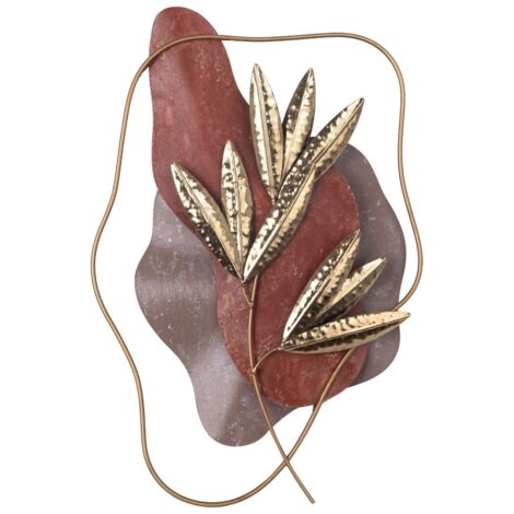 Décoration murale de jardin, design contemporain, applique en métal, décoration intérieure et extérieure moderne