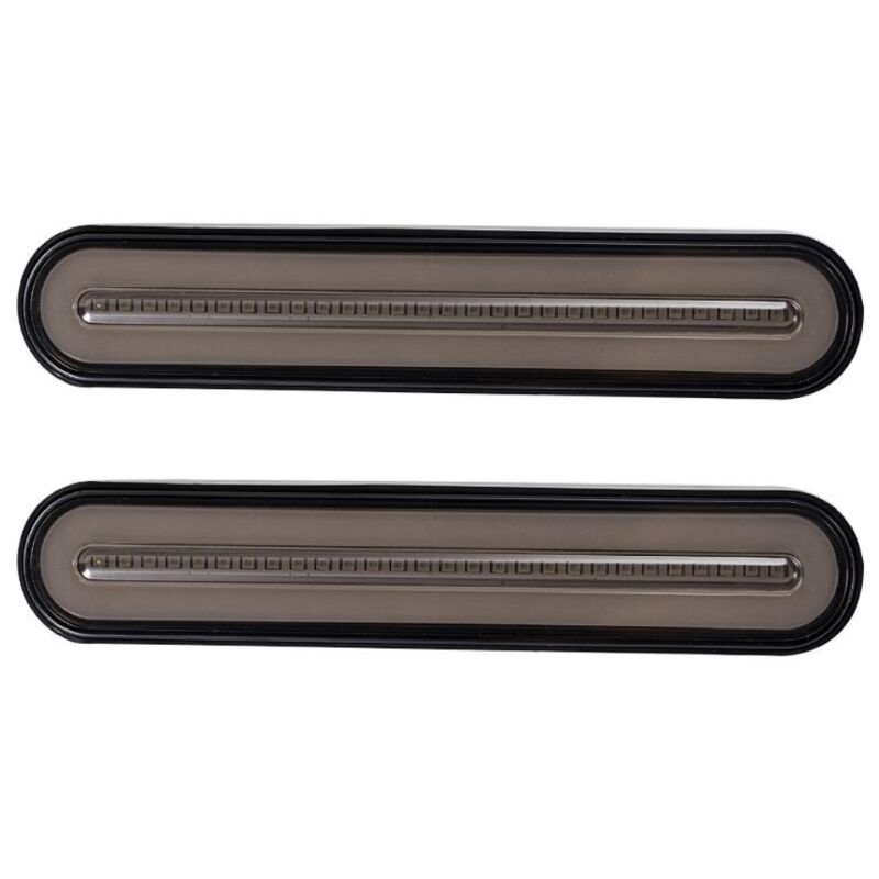 La deuxième génération de la version améliorée du feu arrière bicolore à guide de lumière multifonctionnel 100 LED