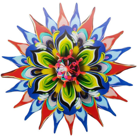 Décoration Murale Décor Soleil Craft Fer Rouge 1pc