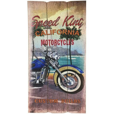 Décoration murale en bois à suspendre Speed King