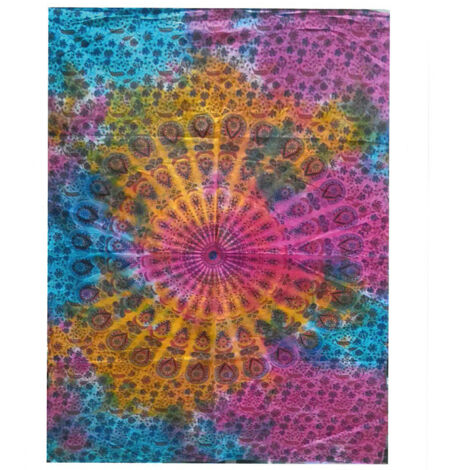 Décoration murale en coton - Mandala rond- Vendu par 1