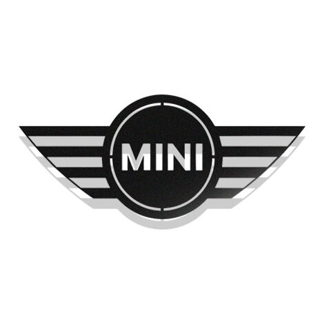 DÉCORATION MURALE EN MÉTAL - Logo de voiture - Marque emblématique britannique