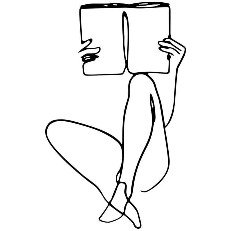 Décoration murale en métal Woman Modèle 6