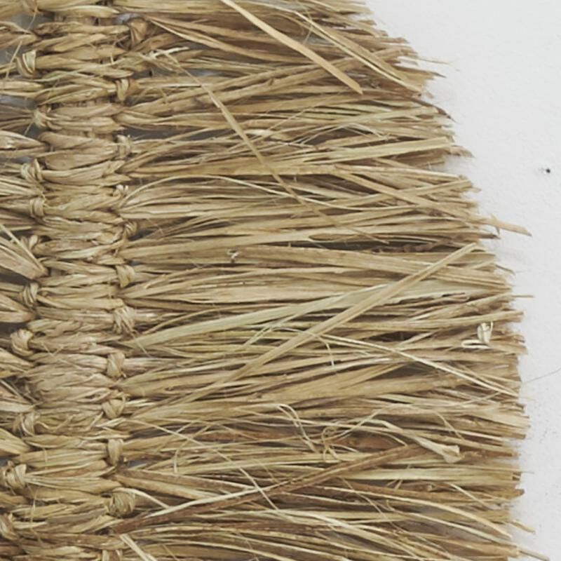 Décorations murales en jute naturel Feuille (lot de 2)