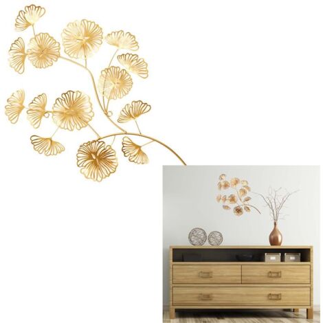 Decoration Murale Fleur Metal 52cm