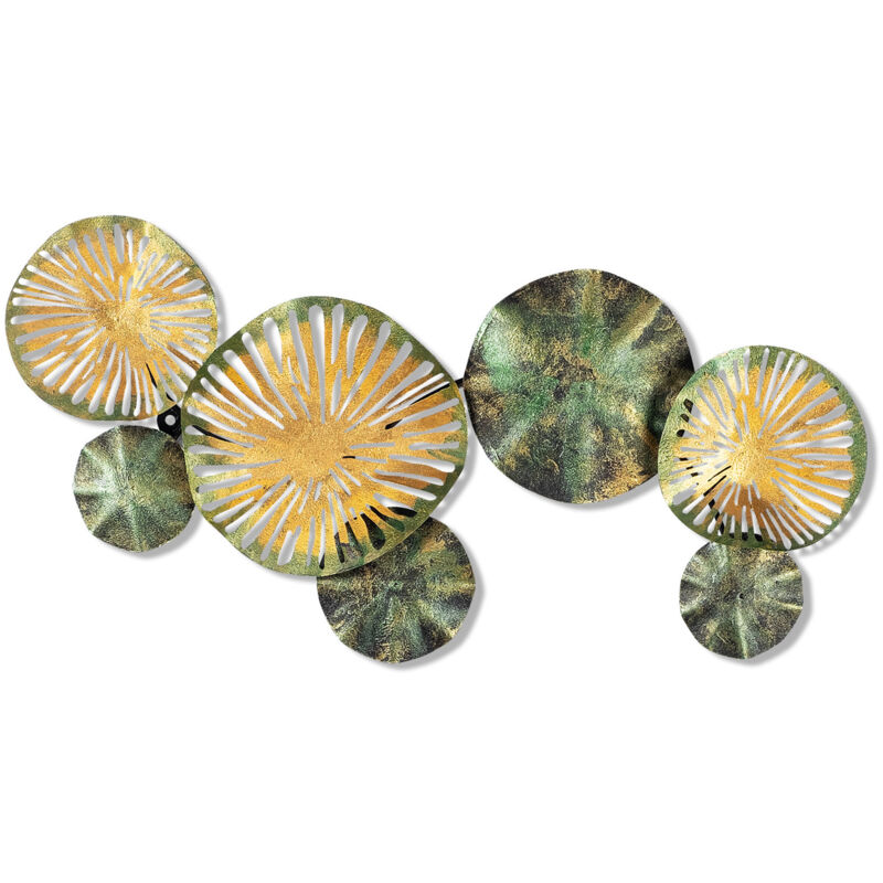 Uvre d'Art Murale en Métal, 74x38 cm, Pour Entrée Spectaculaire ou Bureau Créatif