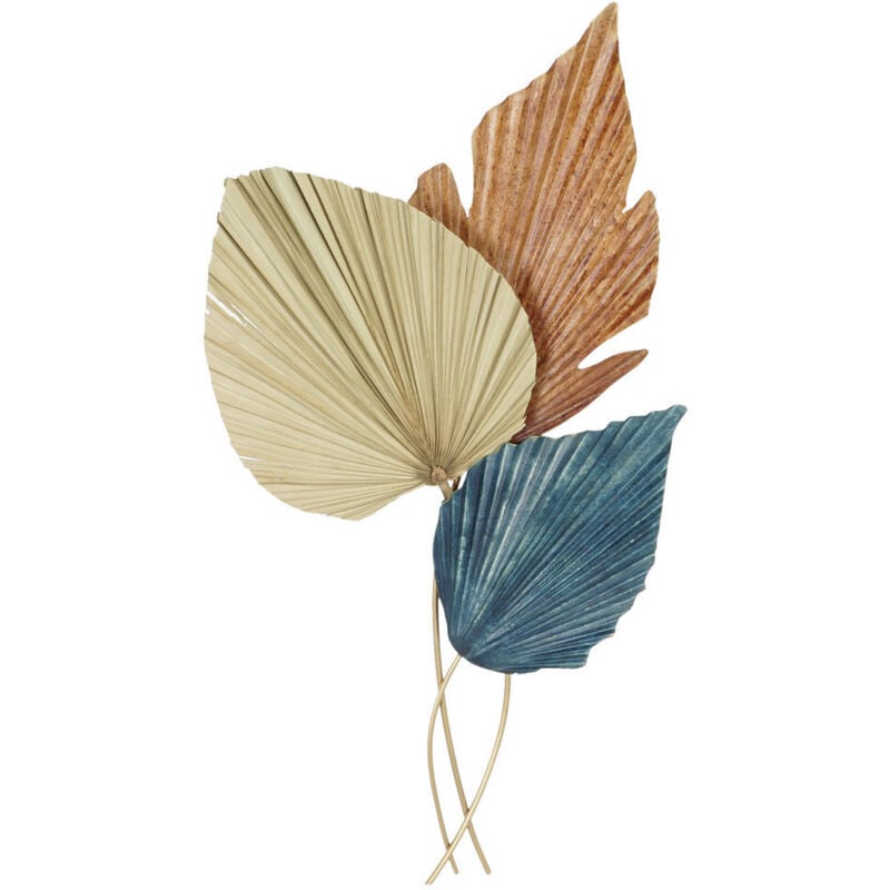 Décoration Murale Métal 49X12,7X103 Feuilles