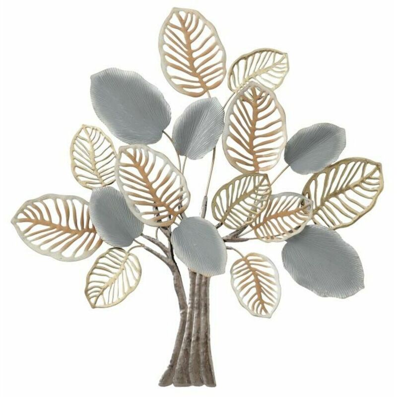 Wall Dkd Home Decor Arbre en métal multicolore moderne (96 x 7,6 x 100 cm)