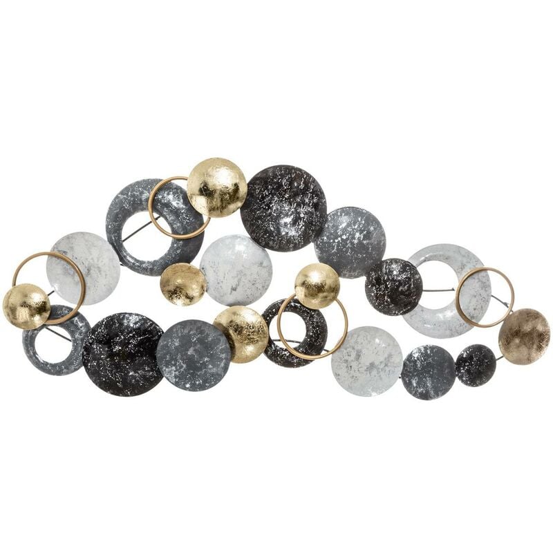 Déco murale Lali en métal bleu 93x43cm Atmosphera créateur d'intérieur