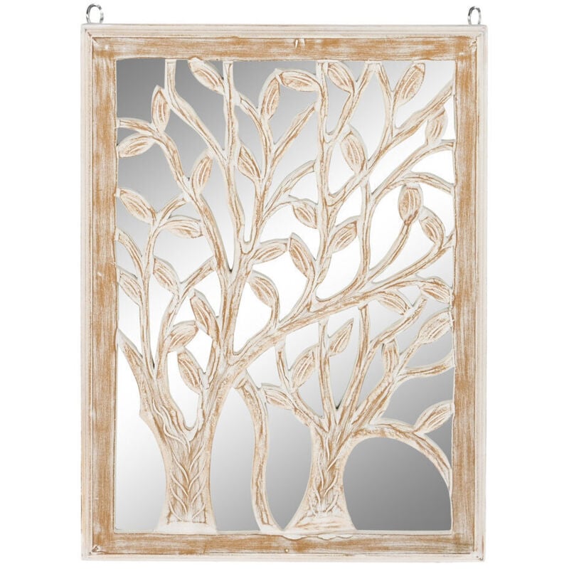 Dkd Home Decor - Décoration Murale Mdf Miroir 45X2,5X65 Arbre