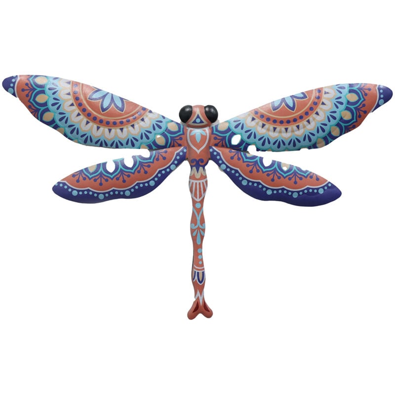 Libelula Jardin Figurine Papillon Marron - 19x31x1cm - Signes Grimalt