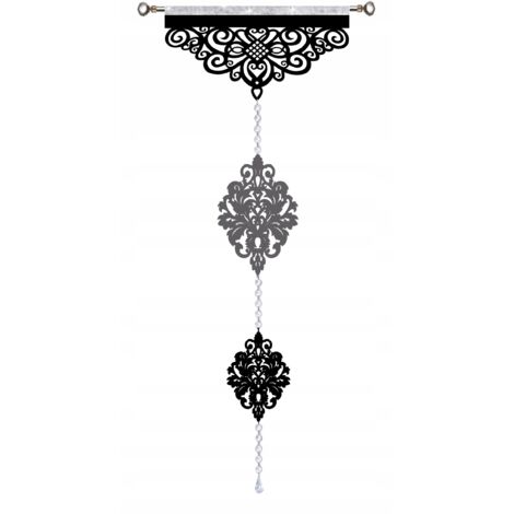Décoration pendentif GUIRLANDE, décor ajouré, GLAMOUR, GRAND FORMAT