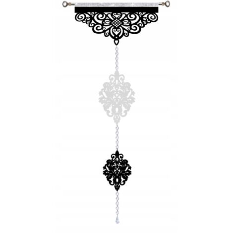 Décoration pendentif GUIRLANDE, décor ajouré, GLAMOUR, GRAND FORMAT
