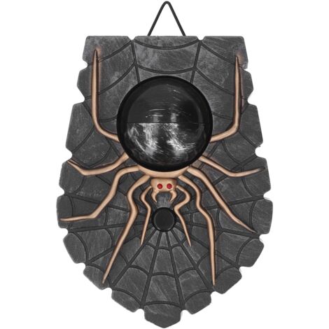 Décoration Sonore Effrayante pour Porte - Araignée Mobile Lumineuse Halloween