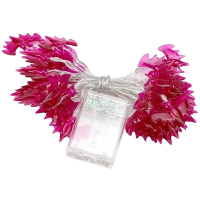 Décorations d'automne, décorations d'Halloween, guirlandes lumineuses à piles de 5 m, 30 led, mignonnes pour fenêtre, décoration intérieure et