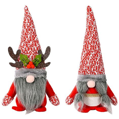 Décorations de canne de bonbon de Noël Pendentifs d'étoile de canne de bonbon non tissés de Noël Ornement d'étoile de Noël Décor de jardin d'arbre de Noël (6pcs)