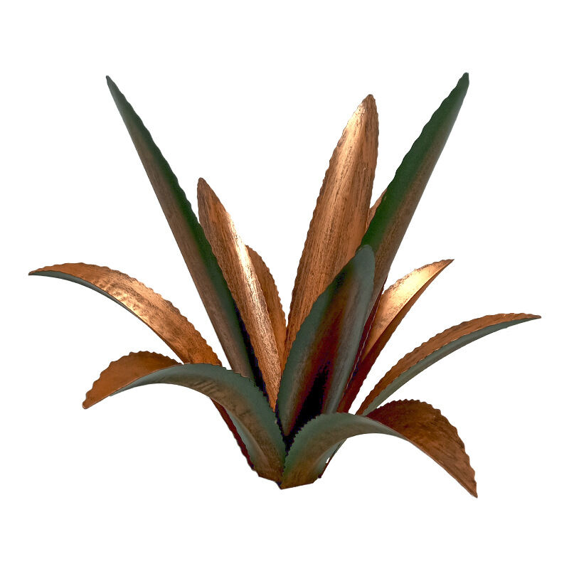Gotrays - Décorations de jardin, sculpture de tequila, plante d'agave rustique, décoration de jardin extérieur, pelouse, art de jardin 13,78 pouces