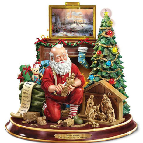 Décorations de Noël Autocollants Fenêtre Père Noël PVC Anges Fête Mur