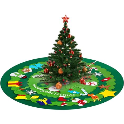 Sapin De Noël Blanc Artificiel De 60 Cm Avec Base En Plastique, Petit Sapin De Noël Pour