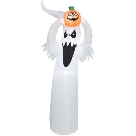 Décorations Gonflables d'Halloween, fantômes gonflables de 6,0 pieds et décorations de jardin Gonflables d'Halloween d'Extérieur de Citrouille