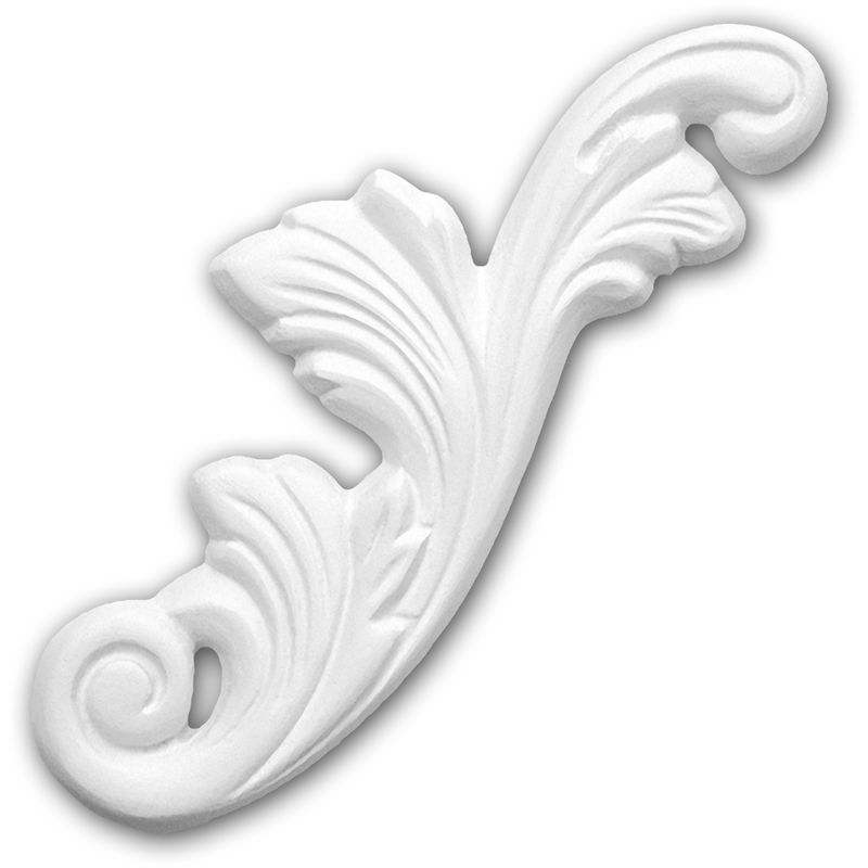 Profhome Decor - Decorative Element 160110 Profhome Rococo Baroque style white - white