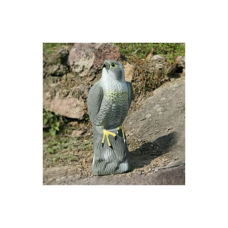 Decorative Falcon Bird Scarer Pigeon Repeller Pest Deterrent Garden Ornament