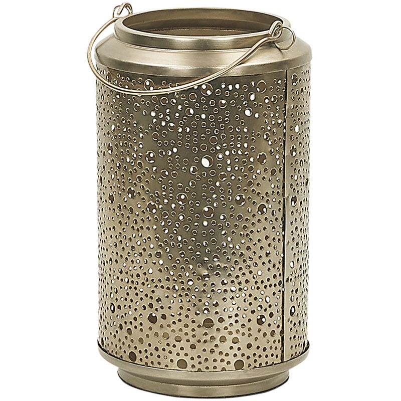 Lantern CORFU Metal 25 cm Gold
