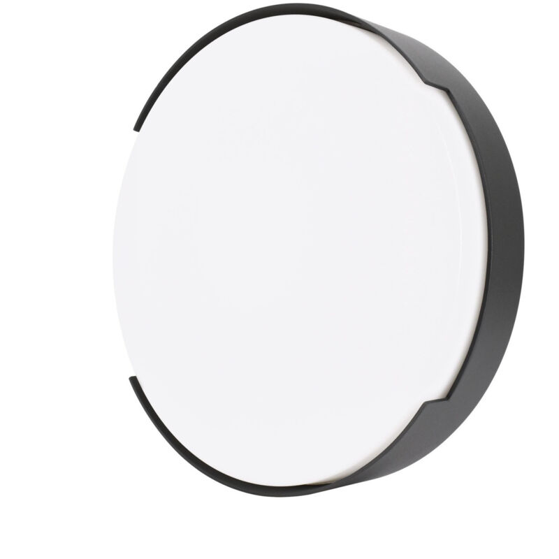 Decorative outdoor led applique - 16W - 3000K warm white - 1120lm - IP65 - 250x62mm - Graphite