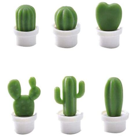 Decorative refrigerator magnets, perfect fridge magnets for personal use at home, office (12 cactus pieces)