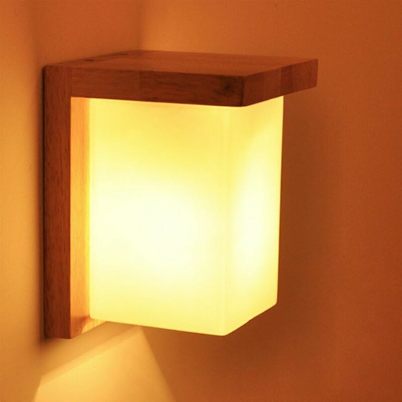 Decorative Solid Wood Wall Light Modern Wall Lamp for Bedside Living Room Stairs Corridor - Minimalism ii Series