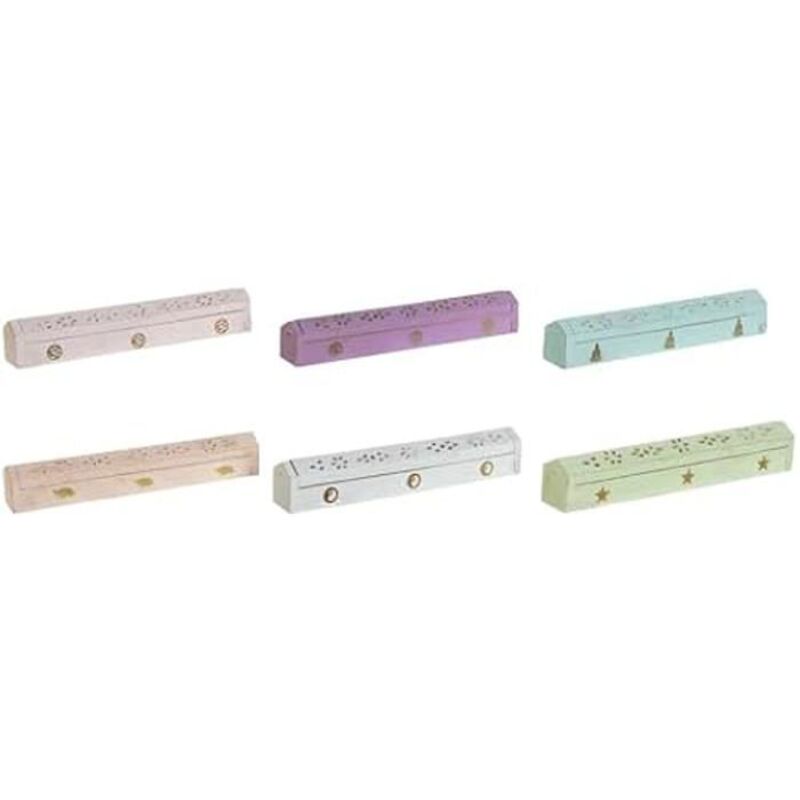 Decorative support - DKD Home Decor - Yes - Mango wood - Multicolored - 29x5x4 cm