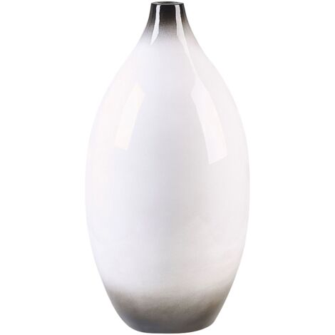 Decorative Vase BAEZA Ceramic 46 cm White