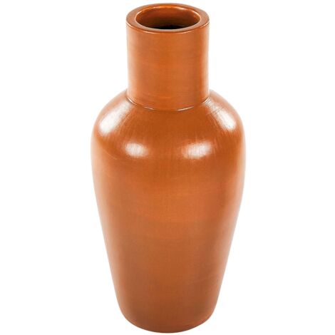 Decorative Vase KARFI Ceramic 37 cm Orange
