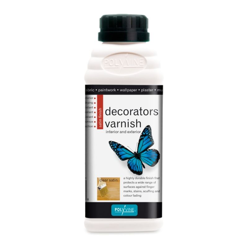 Polyvine - Decorators Varnish - Satin - 1 Litre