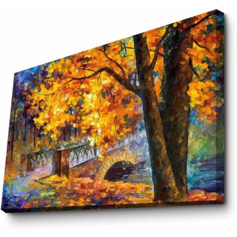 Decorazione artistica da parete con stampa su tela Painting Multicolore