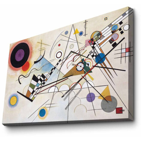Decorazione artistica da parete con stampa su tela Painting Multicolore