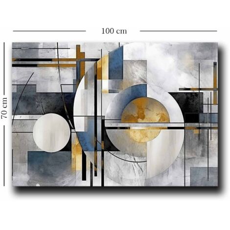 Decorazione artistica da parete con stampa su tela Painting Multicolore