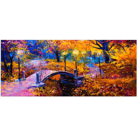Decorazione artistica da parete con stampa su tela Painting Multicolore