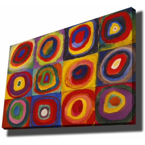 Decorazione artistica da parete con stampa su tela Painting Multicolore