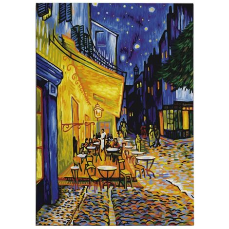 Decorazione artistica da parete con stampa su tela Painting Multicolore