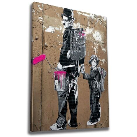 Decorazione artistica da parete con stampa su tela Painting Multicolore