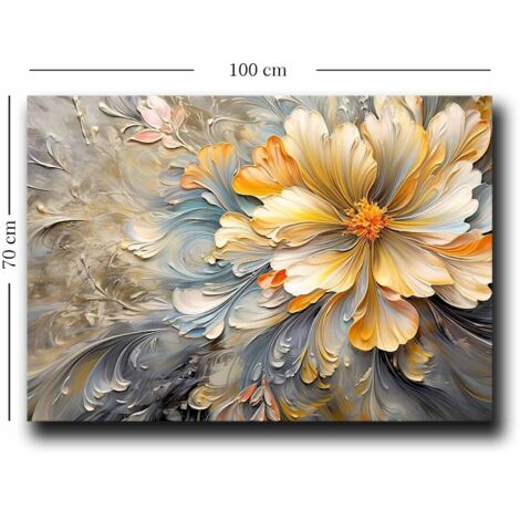 Decorazione artistica da parete con stampa su tela Painting Multicolore