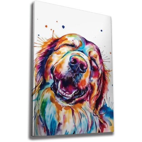 Decorazione artistica da parete con stampa su tela Painting Multicolore