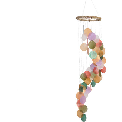 DECORAZIONE DA APPENDERE MULTICOLOR 14,5X14,5X62H CM