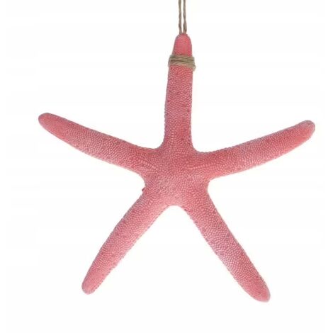 Decorazione da appendere WESTWING Starfish Pink 22x22,5x3 cm