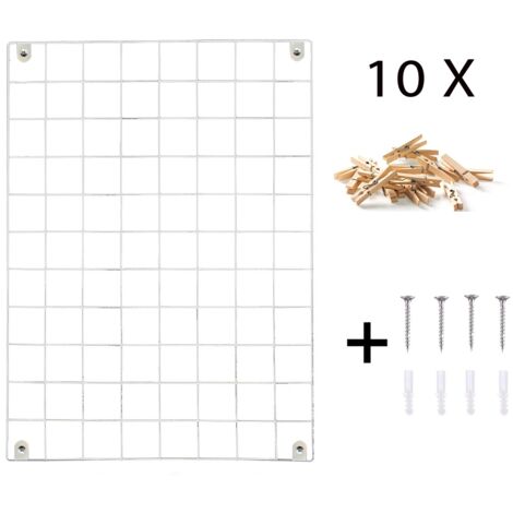 Decorazione da parete in metallo Accessory Bianco